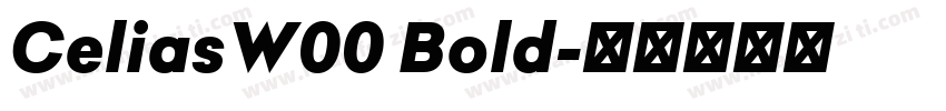 CeliasW00 Bold字体转换